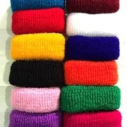 PRATIKSHA 12 PCS Extra Soft Towel Scrunchies Stretchy Hair Ties Terry Cloth Cotton Elastic Fuzzy Wide Thick Ponytail Holder Seamless Hair Rubber Band for Women Girl (Multicolor)-image-31