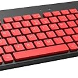 Portronics Key2 Combo Wireless Keyboard and Mouse Set, with 2.4 GHz USB Receiver, Silent Keystrokes, 1200 DPI Optical Tracking, Compact Design, Multimedia Keys for PC, Laptop(Black)-78