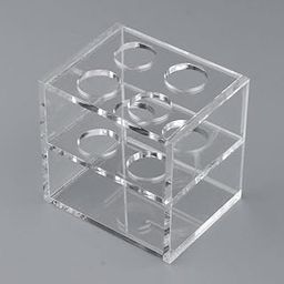 JAZZY PEARLS Double Layered Acrylic Tattoo Machine Stand/Dispaly Holder With 4 Holes-image-68