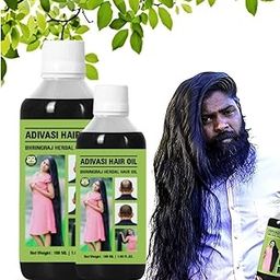 Original Adivasi Hair Oil Combo of 2 100 ML+100ML for Hair Fall with Onion, Rosemary, Castor, Amla, Almond, Coconut, Brahmi & Bhringraj Oil for Men & Women Pack of 2-picture-18