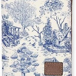 | Two Tales Passport Sleeve | Canvas & Vegan Leather | Pocket for Passport | Multiple Card Slots | Extra Pocket Space | 16.2 x 12 CM | Travel Essential | Multipurpose-16