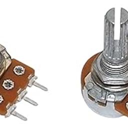 UNIVERSAL HUB 2 Pcs 10K ohm 3pin potentiometer, single variable resistor (Round)-image-0