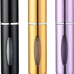 YOCASII Aluminum Travel Perfume Bottle - Refillable Spray Atomizer for Cologne - Mini 5 ML Size for Men and Women - Pink-16