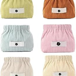 Ameedarshan Elastic Mini Makeup Pouch Bag Coin Purse, Soft Elastic Storage Pouch for Girls, Travel Lipstick Makeup Pouches for Women, Easy Squeeze Open Jewelry Storage Organizer (Multicolor) (6)-image-89
