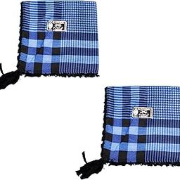Classic Cotton Desert Scarf for Men–Shemagh Arabian Palestine Arafat Keffiyeh Neckerchief Face Scarf, Ghaza Rafah All-Season Multi-Purpose Rumal (46x46 Inch) Enterprises-image-91