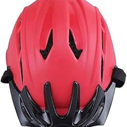 Bicycle Helmet with Sun Visor Suitable for Kids, Boys and Girls up to 10 Years | Multicolor :- (Red)-picture-13