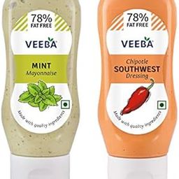 VEEBA Mint Mayonnaise & Chipotle Southwest Dressing Combo Pack (Pack Of 2) - 689 Gm-image-93