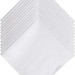 Handkerchiefs for Men & Women | Soft, Absorbent & Reusable 12pc ladies cotton hankeyd.fjieixcc-image-85