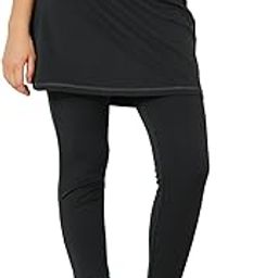 Women's Snug-Fit High Rise Active Skirt with Attached Tights (AB0117P05_Grey_Small)-image-36