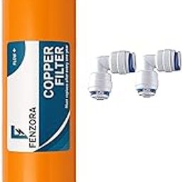 FENZORA10 Inch Copper Filter Cartridge for RO, UV/UF Water Purifiers – Immunity Boosting, Multistage Antioxidant & Antibacterial – 100% Food Grade ABS Plastic Pack 1-image-64