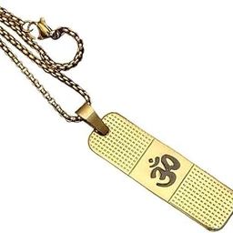 Lord Shiva Mahadev Mahakaal OM Name Locket Pendant With Chain-image-15