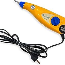 Achalnath Tools Kinjal 230 Volts Handy Electric Engraving Pen ABS Plastic Machine with 9 Step Stoke Vibration Adjustment (Color-Yellow)-14