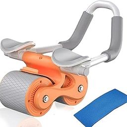 RNAZLIS New Ab roller Wheel, Automatic Rebound 2 In 1 For Abs Workout, Abdominal FitnessWheel for men women, Dynamic Core Trainer Plank Exercise Wheels For Home Gym Fitness-4