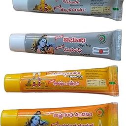 Astagandha Chandan Paste tilag vibuthi tilag Paste Tube(2+2)-image-72