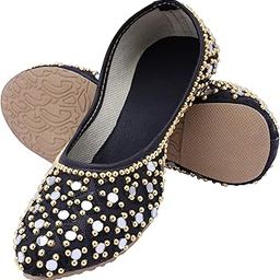 Women's Black Mojari - 8 UK-11