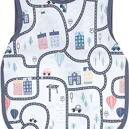BapronBaby Tiny Town Bapron - Soft Waterproof Stain Resistant Bib - Machine Washable - 6m - 5yr - Baby Toddler Preschool-13