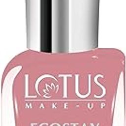 Lotus Makeup Ecostay Nail Enamel - Grapefruit | Pink | Long Lasting | Super Glossy | Chip Resistant | DBP & Toulene Free | Vegetarian | 10ml-image-7