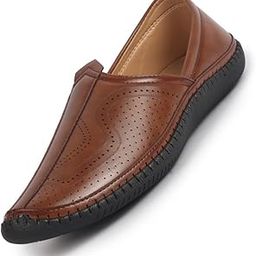 Men Perforated Side Stitched Ethnic Round Toe Juttis and Mojaris for Wedding | Flexible Anti Skid Sole | Pathani Kurta Slip On Shoes-picture-17
