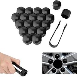 20PCS Wheel Nut Covers Bolt Caps,17 mm Vinyl Lug Bolt Cover, Auto Hub Screw Exterior Protection Anti-Theft Cap with Remover Tool,car Wheel nut Cap【Please Pay Attention to The Size Before Purchase】-37
