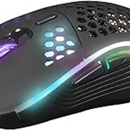 GAMDIAS Featherweight RGB Gaming USB Mouse | Zeus M4 | 6 Multi-Function Keys | 12800 Dpi Precise Accuracy | 16.8 Million RGB Stream Lighting | Honeycomb Cutout Design-25