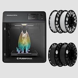 Protomont Adventurer 5M Pro 3D Printer 600mm/s High-Speed, 1 Click Fully Auto Leveling Printer, with 4KG Filamont PLA Black and White Filament.-picture-32