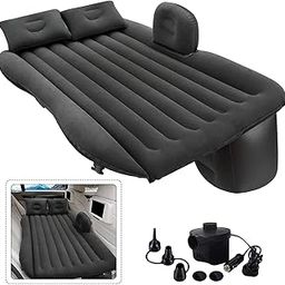 MARJI&ANUVRUTTI Car Travel Inflatable Sofa Mattress Air Bed Cushion Camping Bed Rear Seat With Pillow And Pump-0