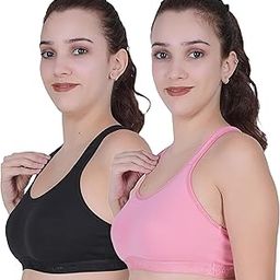 Premium Racerback Sports Bra for Women | Daily Use | Non-Wired | Non-Padded | Seamless Bra | Full Coverage | Suitable for Gym,Yoga,Workout.-25