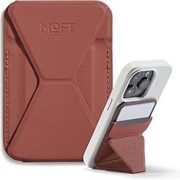 MOFT Magnetic Wallet Stand Compatible with iPhone 16/15/14/13/12 Series, Angle Adjustment & MOVAS Phone Stand (Sienna Brown)-picture-20