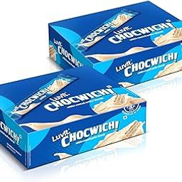 LuvIt. Chocwich White Wafer Chocolates | Crunchy & Delicious | Gift For Friends, Party, Birthday | Pack Of 2-360 Gram Each-image-30