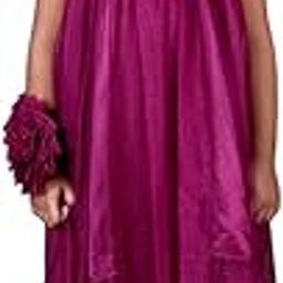 Girls Purple Colour Westren Dress-image-20
