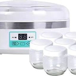 CLUB BOLLYWOOD® Yogurt Maker with 7 Glass Cups Automatic Yogurt Makers for Cafe Kitchen Home 7 Glass | Kitchen, Dining & Bar | Small Kitchen Appliances |Home & Garden |Optional:-21