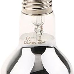 ELBME 220V Heat Basking Lamp Breeding Heat Lamp Light Bulb Pet Reptile Supplies - 100w, 63x105mm-image-42