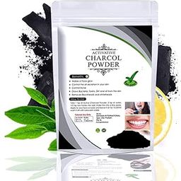 Charcoal teeth whitening powder Activated Enamel safe & Fresh Breathe (50g)-image-17