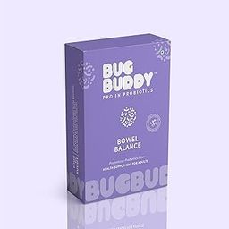 Bug Buddy Bowel Balance | Digestive Health Supplement with Prebiotics, Probiotics & Vitamin C | Gut Support & Regular Bowel Function | 6 Billion CFU (30 Days Pack)-image-16