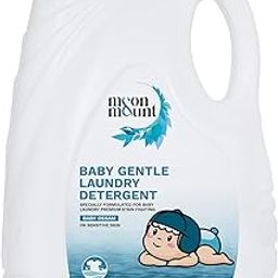 Moon & Mount Baby laundry liquid detergent 5 liter, washing liquid for Baby Clothes | Allergen Free | Leaf Love (Ossam)-13