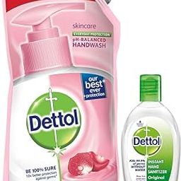 Dettol Liquid Handwash Skincare - 750 ml with Dettol Instant Hand Sanitizer - 50 ml-image-52