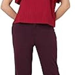 smarty pants women's polyester two piece co-ord set.(SMCRD-1153)-picture-1