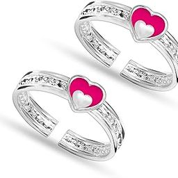 925 Sterling Pure Silver BIS Hallmarked Toe Ring for Women Trendy Style Bichiya-image-71