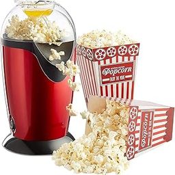 PH BROTHER Hot Air Popcorn Machine and Home Use Big Popcorn Machine, No Oil Needed, Automatic Instant Popcorn Maker Stylish Design Electric Oil Free Maker with Measuring Cup Carnival.-picture-25