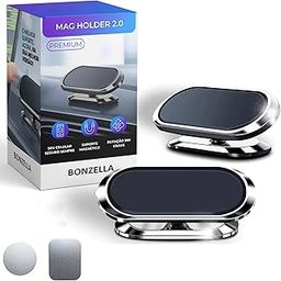 Magnetic Mobile Holder for Car, [Easily Install] Car Mobile Holder Mount [6 Strong Magnets] Phone Holder for Car Case Friendly iPhone Mobile Stand for Car Fits with All Smartphones & Tablets-31
