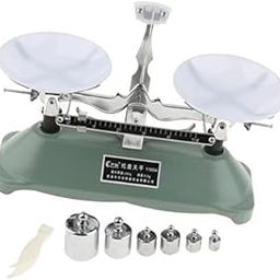 LOOM TREE® 2x200 Gram Table Balance Scale with 6 Weights Physics Science Toy Lab Supplies-10