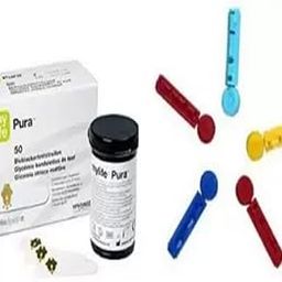 Ypsomed My Life pura X strips and 25 multicolour lancets Glucometer (Multicolor)-22