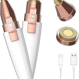 Marita Portable eyebrow trimmer for women, epilator for women, facial hair remover for women,Face, Lips, Nose Hair Removal Electric Trimmer (White)-image-83