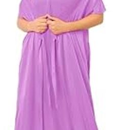 Women's Satin Plain/Solid Ankle Length Nighty with Robe Honeymoon Two Piecs Nighty Set Light Purple-image-51