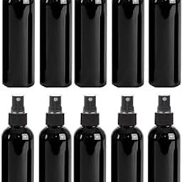Bihari Brothers Empty Refillable Fine Mist Spray Bottle, 100 ML Black Color (Pack of 5 Pcs)-6