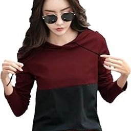 Women's Cotton Hooded Neck Hoodie-image-2
