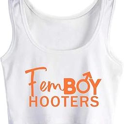 Funny Boy Woman Cotton Sleeveless Crop Top Sport Tank Top Vest-image-65