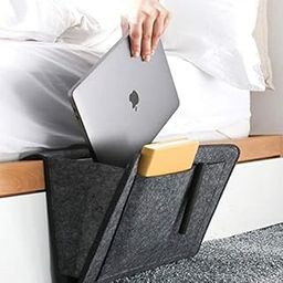 Veemok Bedside Caddy Hanging Storage Organizer with Multiple Pockets for Bed, Sofa & Desk – Ideal for Dorms, Bunk Beds, Hospital Beds & Kids Rooms (Multicolor)-image-42