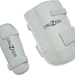 Cricket Thigh Pad and Arm Guard Foam I Test Elbow Guards Combo Right Hand (Youth)-image-24