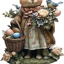 UJEAVETTE Bunny Garden Stake Cute 2D Flat Yard Stake for Lawn Decoration Outside-image-57
